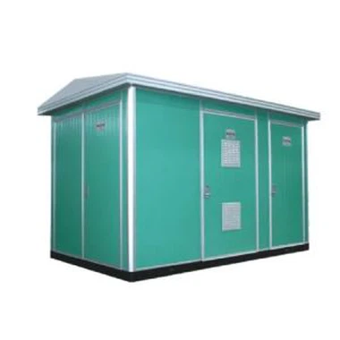 Subestação combinada pré-fabricada de tipo caixa externa